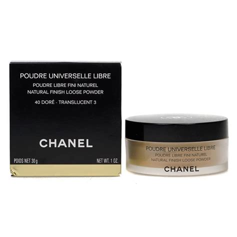 poudre universelle libre chanel 40 doré